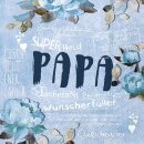 20 Servietten PAPA blau 33cm x 33 cm