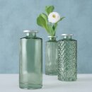 3-tlg. Set Vase Adore gr&uuml;n H13cm &Oslash; 5cm