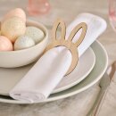 6 Stk. Serviettenring Osterhase Holz