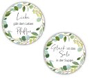 Aufkleber Set "Salz & Pfeffer" Botanical 80...