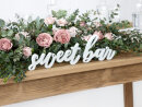Aufsteller sweet bar weiss