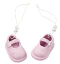 Babyschuhe rosa zur Taufe | Babyparty