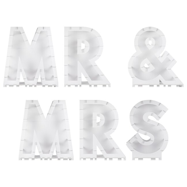 Ballon Deko MR &amp; MRS / MRS &amp; MRS / MR &amp; MR