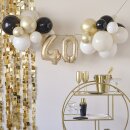 Ballon Deko-Set 40. Geburtstag