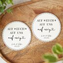 Bierdeckel AUF UNS personalisiert 50 Stk.