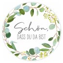 Bierdeckel Sch&ouml;n, dass du da bist Eukalyptus 50 Stk.