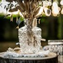 Blumenvase Boho eckig