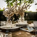 Blumenvase Boho rund