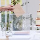 Briefbox CARDS Acryl transparent