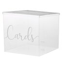 Briefbox CARDS Acryl transparent