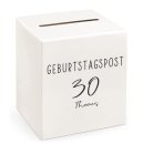Briefbox Geburtstagspost 30 personalisiert
