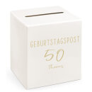 Briefbox Geburtstagspost 50 personalisiert