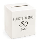 Briefbox Geburtstagspost 80 personalisiert