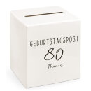 Briefbox Geburtstagspost 80 personalisiert