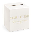 Briefbox Hochzeitspost Goldene Hochzeit personalisiert