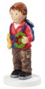 Dekofigur Schuljunge mit Rucksack zur Einschulung
