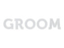 DIY B&uuml;gemotiv GROOM wei&szlig; 30cm x 6cm