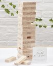 G&auml;stebuch Turm aus Holzbl&ouml;cke