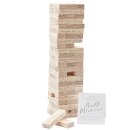 G&auml;stebuch Turm aus Holzbl&ouml;cke