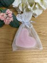 Gastgeschenk Schafmilchseife Herz rosa 10 Sets