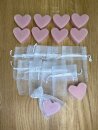 Gastgeschenk Schafmilchseife Herz rosa 10 Sets