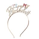 Geburtstag Haarreif: Its my Birthday Regenbogen