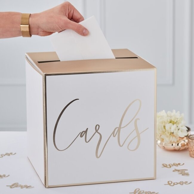 Geldbox CARDS GOLD GLAM WEDDING