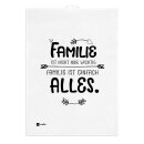 Geschirrtuch Familie ist Alles