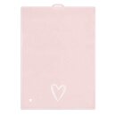 Geschirrtuch Pure Heart rosa