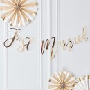 Girlande Just Married GOLD GLAM WEDDING