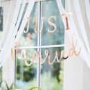 Girlande Just Married rosegold