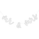 Girlande Mr &amp; Mrs Acryl
