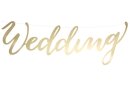 Girlande WEDDING, gold