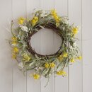 Gro&szlig;er Osterkranz Fr&uuml;hlingsblumen gelb...