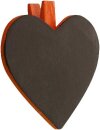 Herz Klammer orange