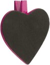 Herz Klammer pink