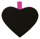 Herz Klammer pink