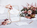 Hochzeit Kartenbox Glashaus Terrarium