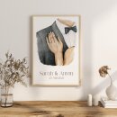Hochzeitsposter personalisiert &quot;Hochzeitspaar&quot;
