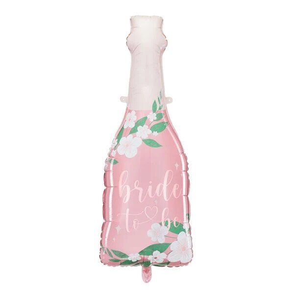 JGA Folienballon Champagnerflasche - Bride to be