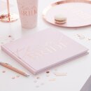 JGA G&auml;stebuch Team Bride rosegold