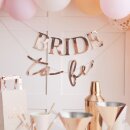 JGA Girlande Bride to be rosegold