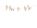 JGA Girlande Miss to Mrs rosegold