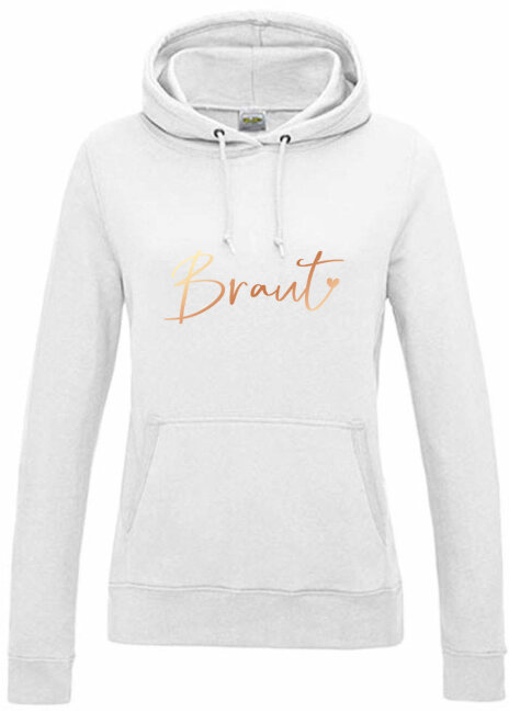JGA Hoodie BRAUT weiss