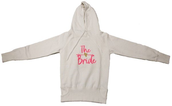 JGA Hoodie THE BRIDE wei&szlig;  S (Small)