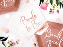 JGA Servietten BRIDE TO BE rosegold