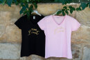 JGA T-Shirt TEAM BRAUT gold