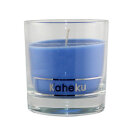 Kaheku Kerze im Glas Silea Stearin blau