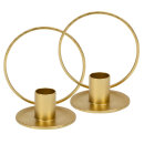 Kerzenst&auml;nder Hoop gold 2 Stk.