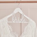 Kleiderb&uuml;gel bride Holz wei&szlig;